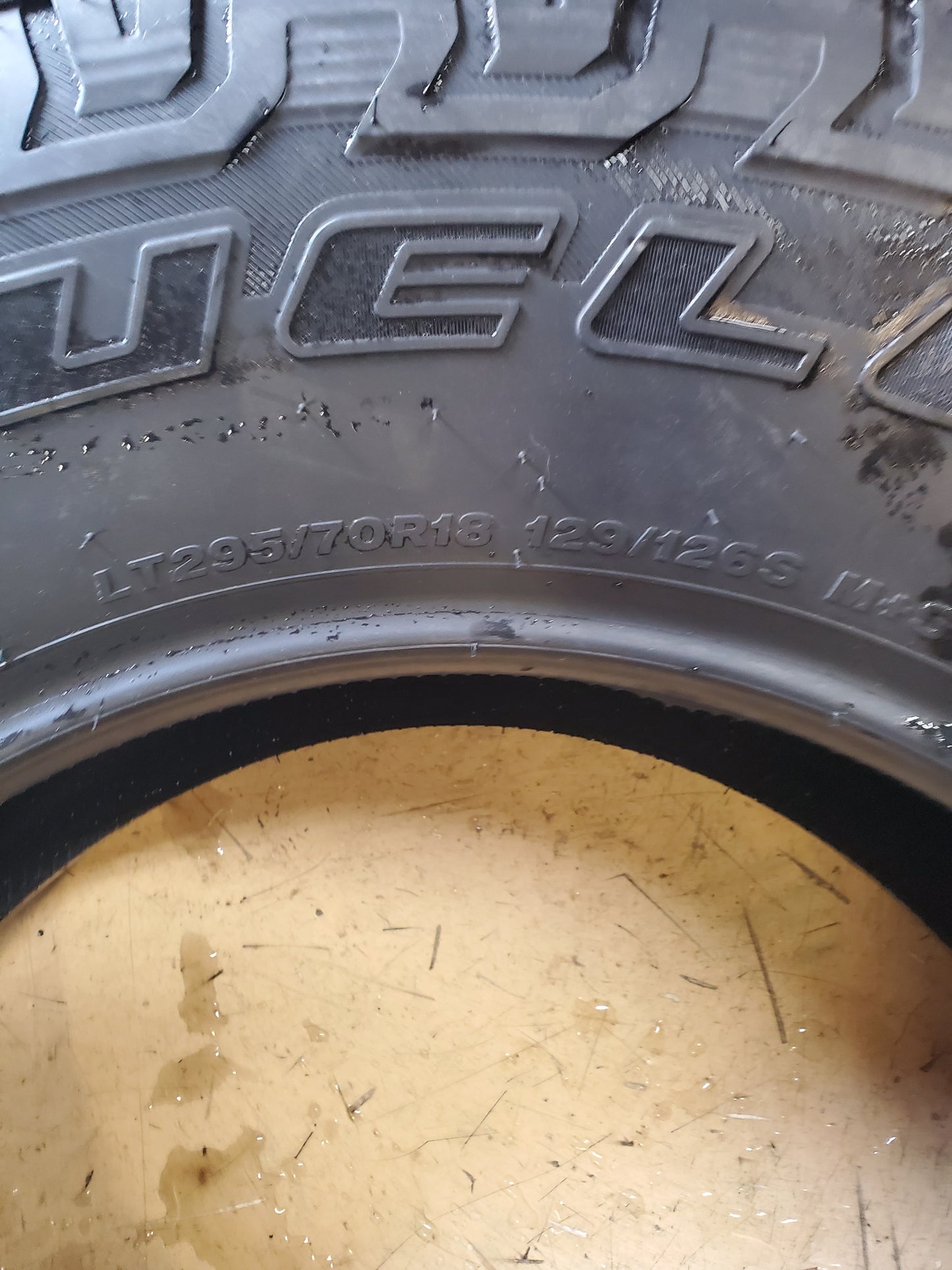 BRIDGESTONE DUELER A/T REVO 3 BSW LT 295 70 18 129/126S 10PLY TIRE 007116