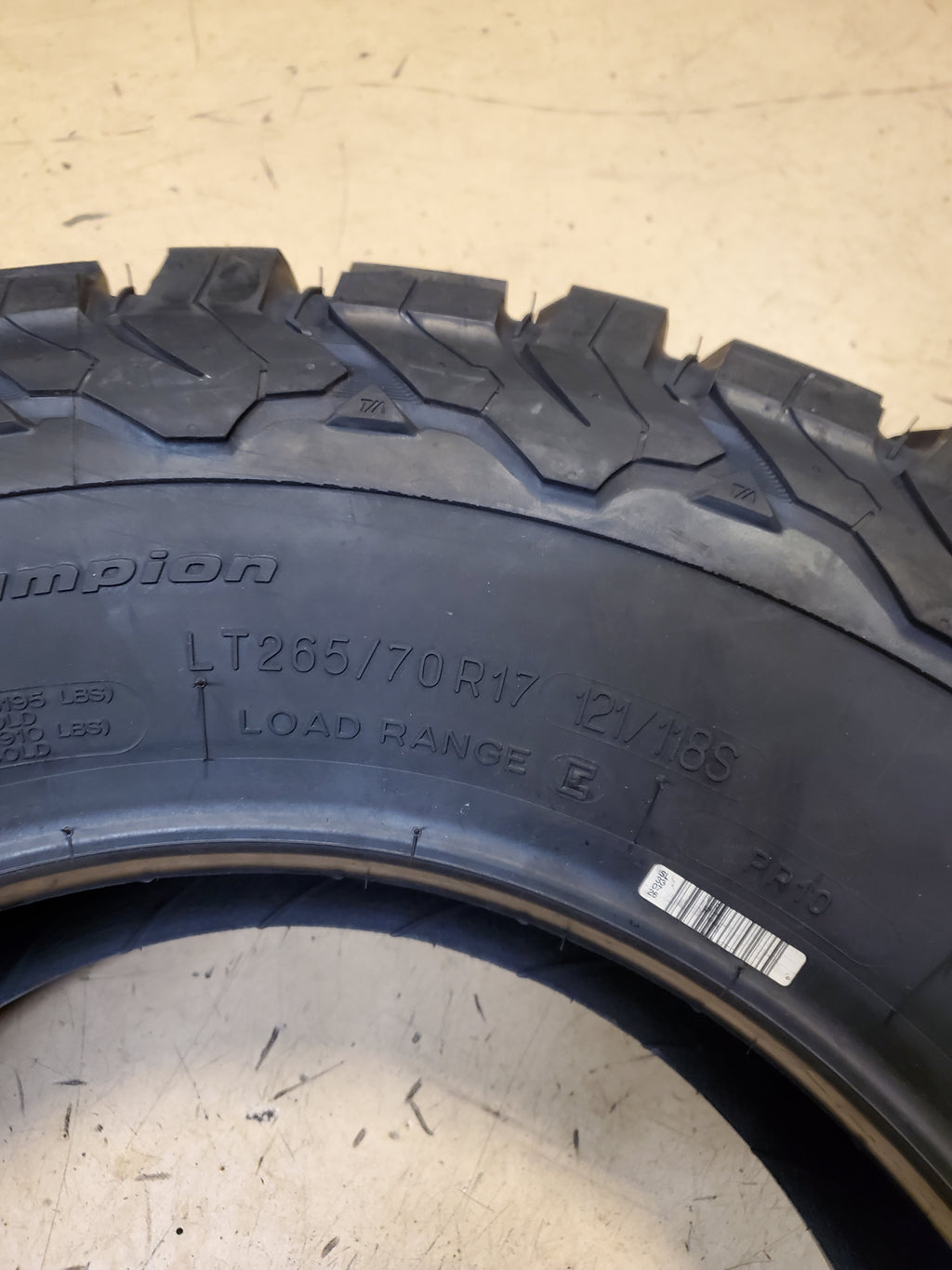 BFGOODRICH ALL-TERRAIN T/A KO2 RWL LT 265 70 17 121/118S 10PLY TIRE 29668