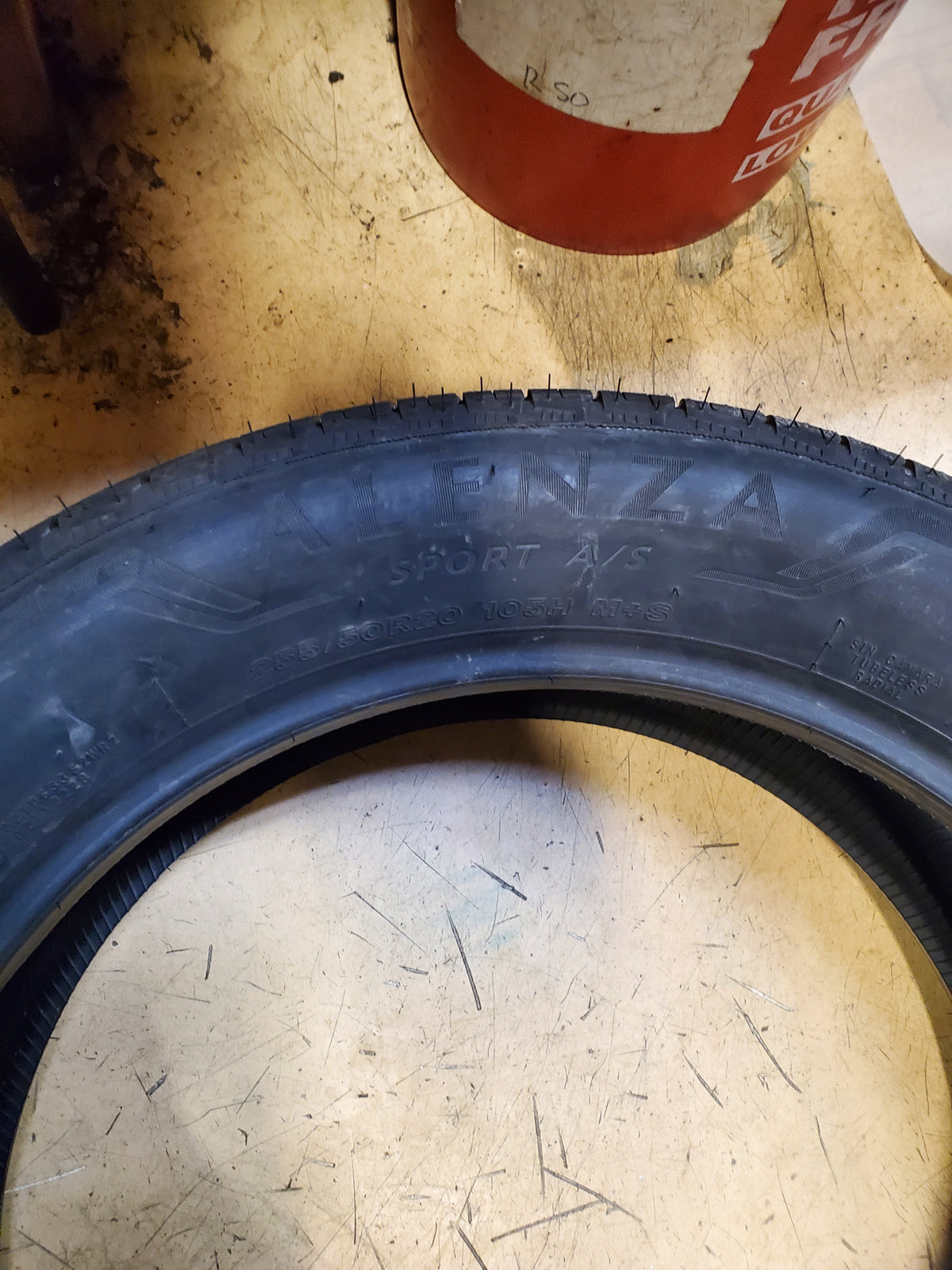 BRIDGESTONE ALENZA SPORT A/S BSW P 255 50 20 105H UHP TIRE 009620
