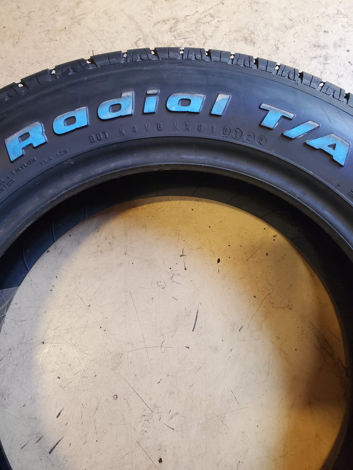 BFGOODRICH RADIAL T/A BSW P 155 80 15 83S ALL SEASON TIRE 06462