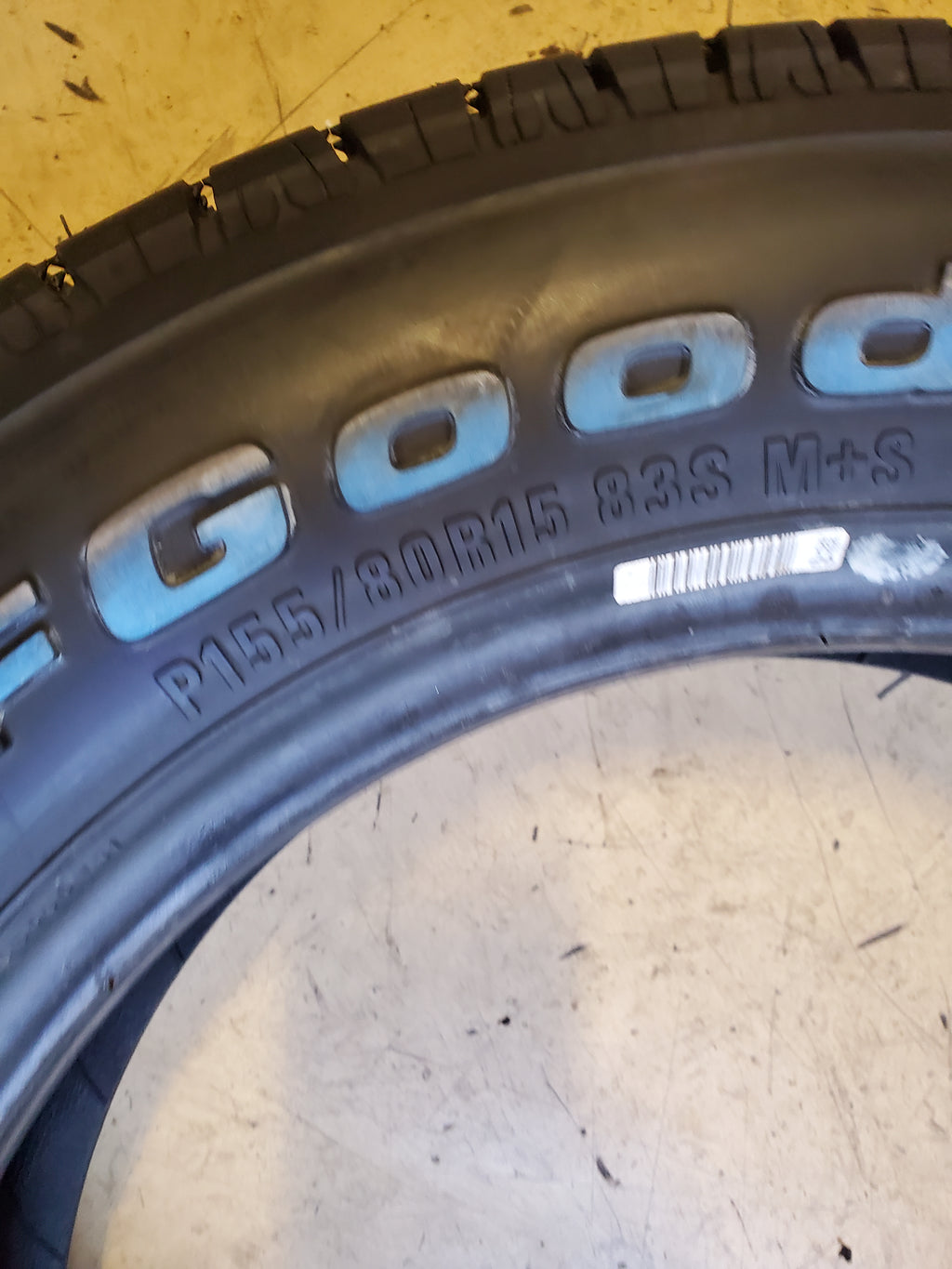 BFGOODRICH RADIAL T/A BSW P 155 80 15 83S ALL SEASON TIRE 06462