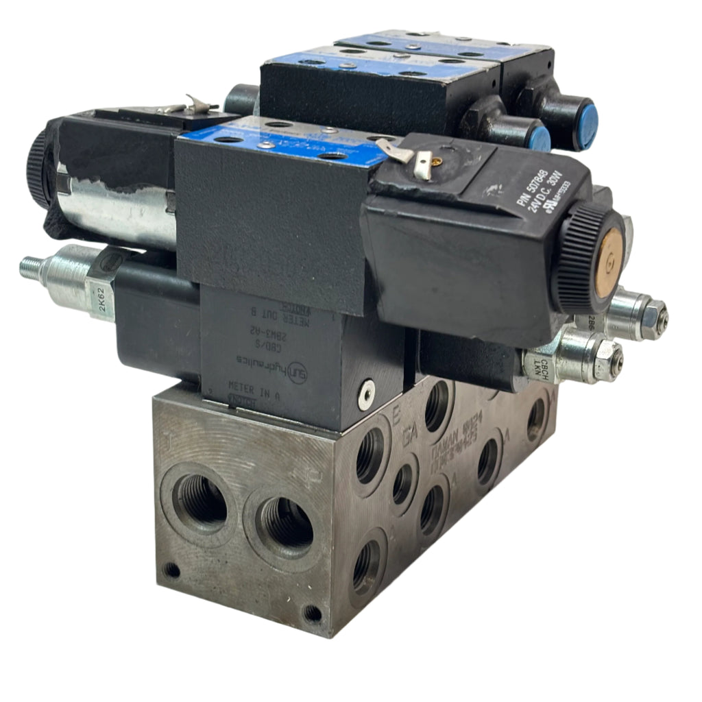 DAMAN HYDRAULIC SOLENOID VALVE ASSEMBLY WITH MANIFOLD DD03P042S