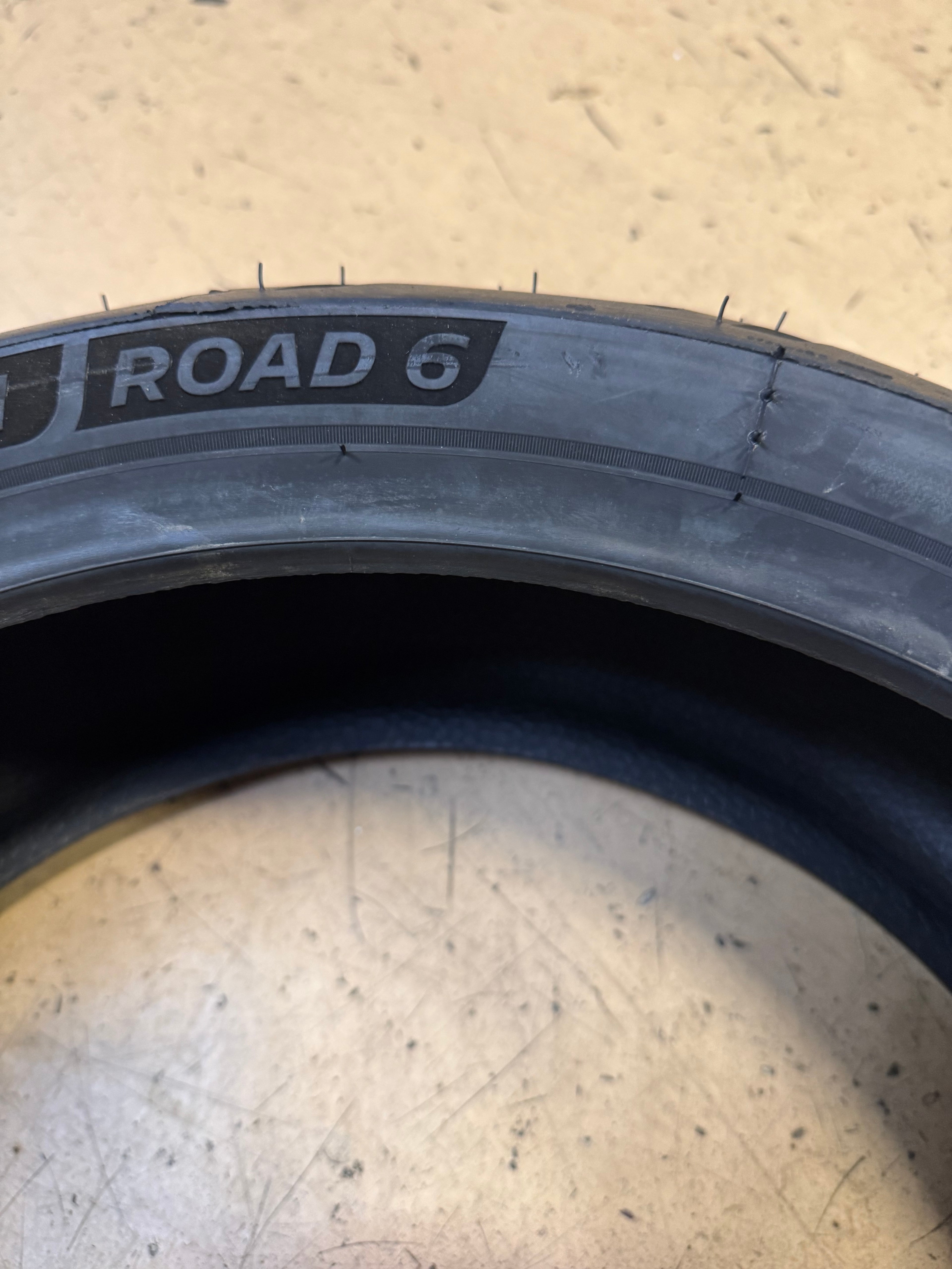 MICHELIN ROAD 6 BSW 190 50 17 73W REAR MOTORCYCLE TIRE 38208