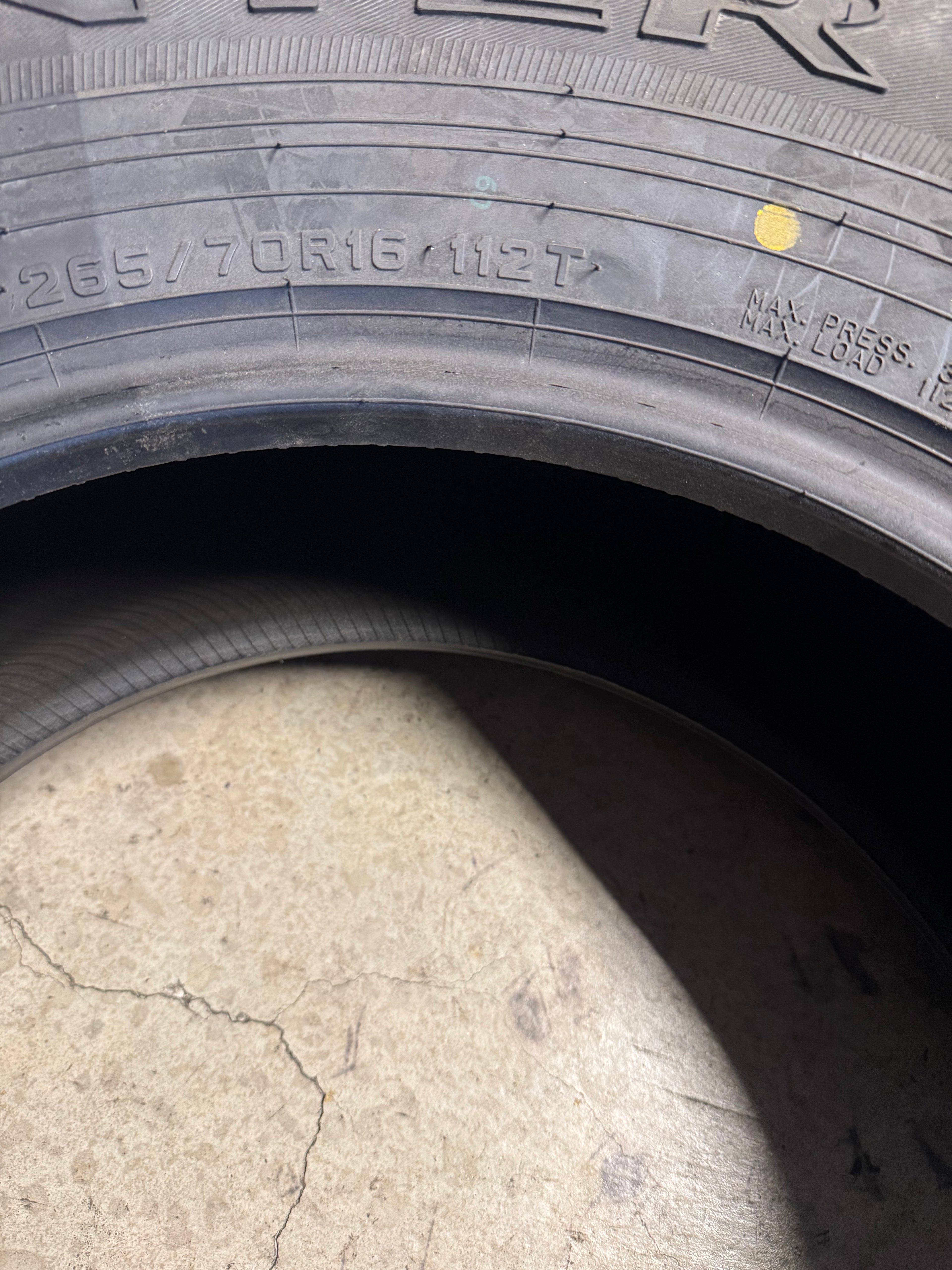 NOS SUMITOMO ENCOUNTER HT BSW P 265 70 16 112T ALL SEASON TIRE EHT93