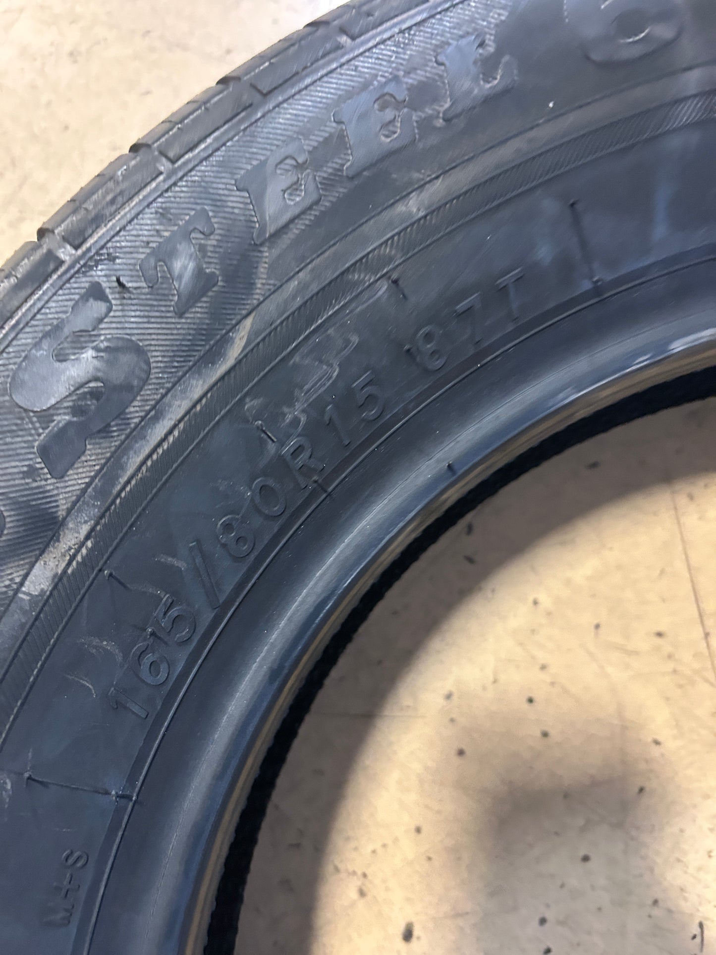 2 NOS FEDERAL SS657 BSW P 165 80 15 87T TOURING TIRE 126D5A