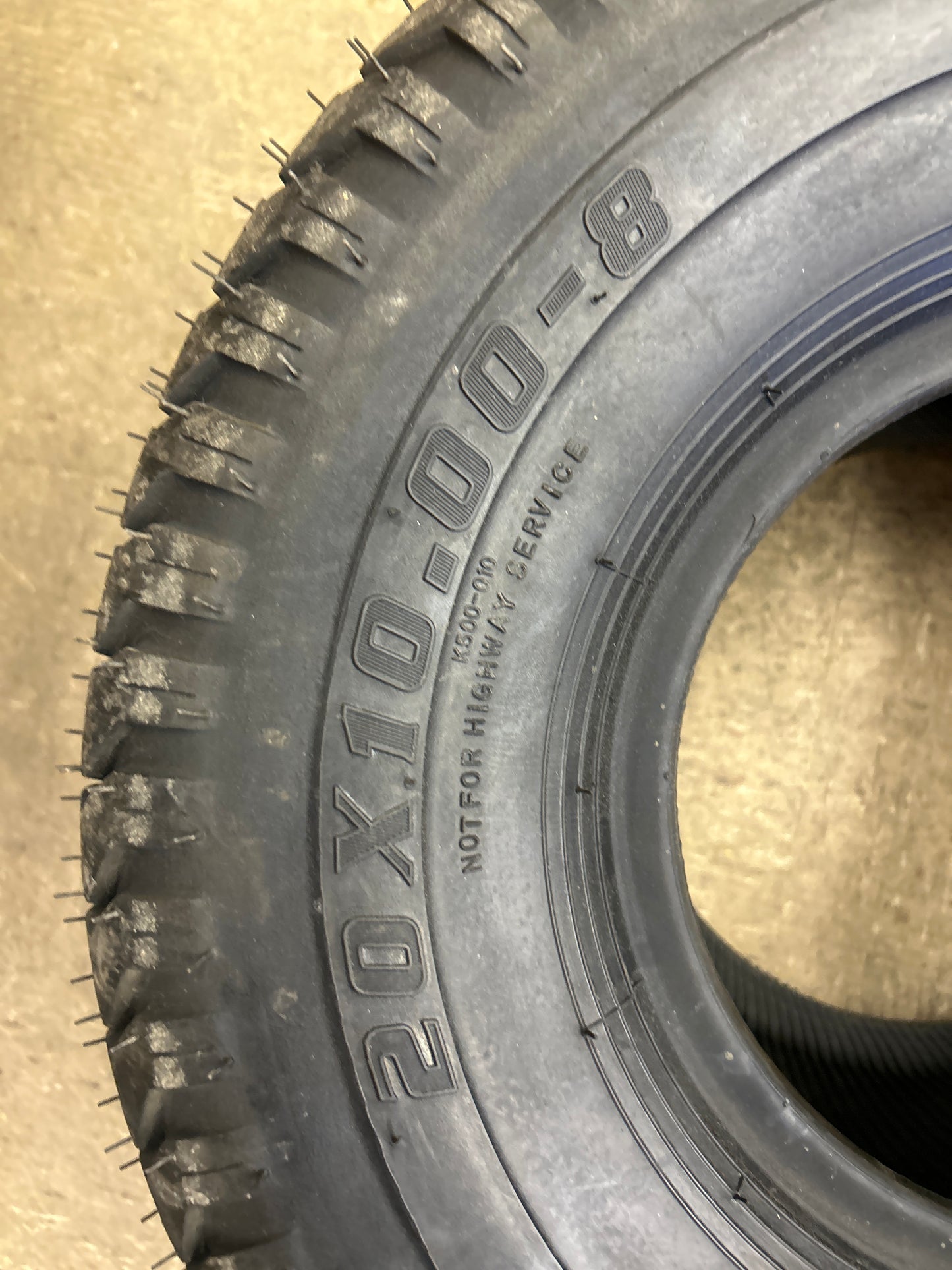 KENDA K500 SUPER TURF BSW 20 10 8 4PLY LAWN TIRE 10084TFK