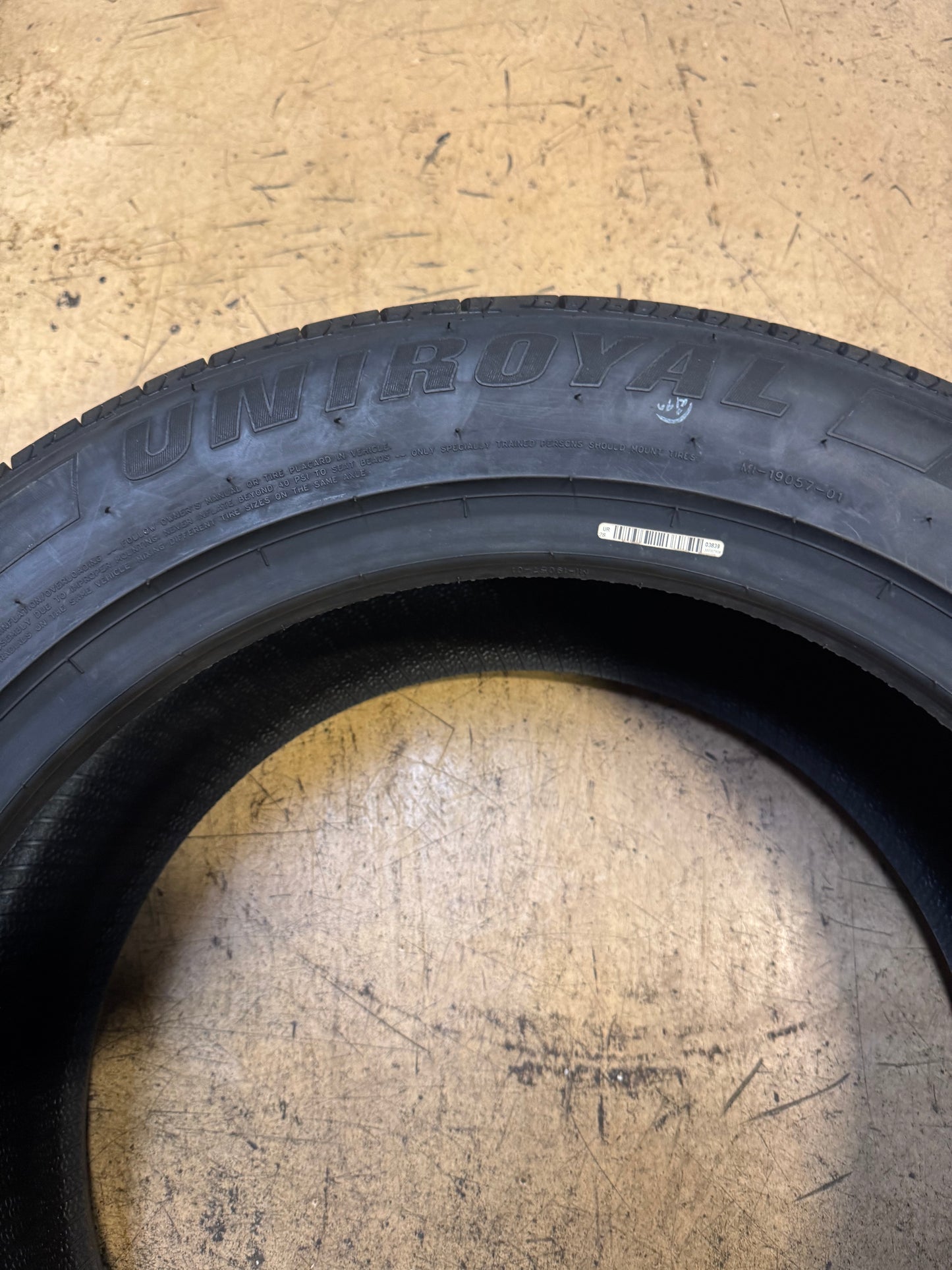 2 UNIROYAL TIGER PAW TOURING A/S BSW P 215/55R17 94H ALL SEASON TIRE 28075