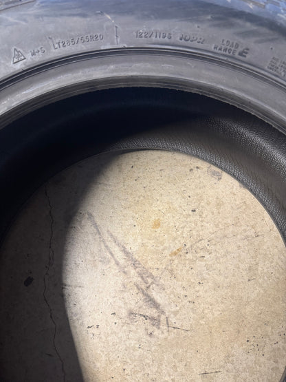 2 NOS FORTUNE TORMENTA A/T FSR308 BSW LT 285 55 20 122/119S 10PLY ALL TERRAIN TIRE 9285030505