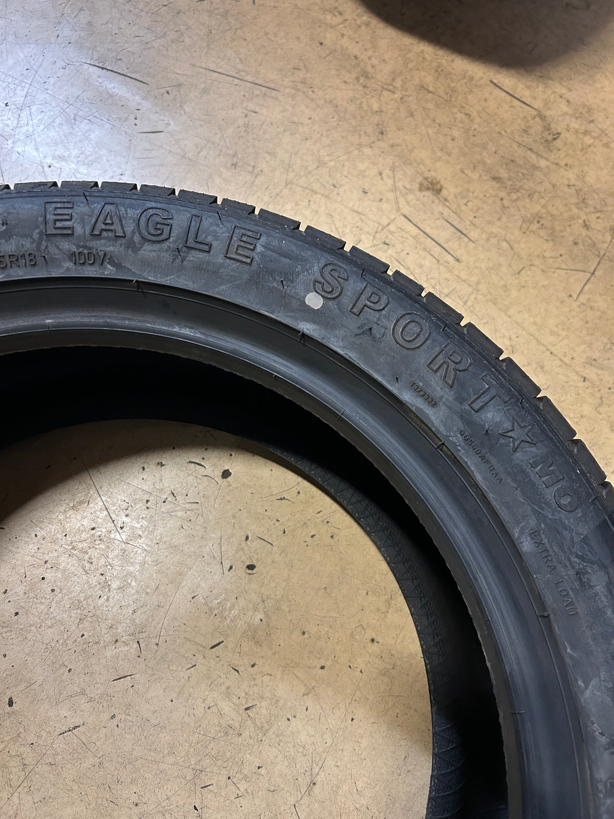 2 NOS GOODYEAR EAGLE SPORT A/S (MO) BSW P 245 45 18 100V XL TIRE 109095557
