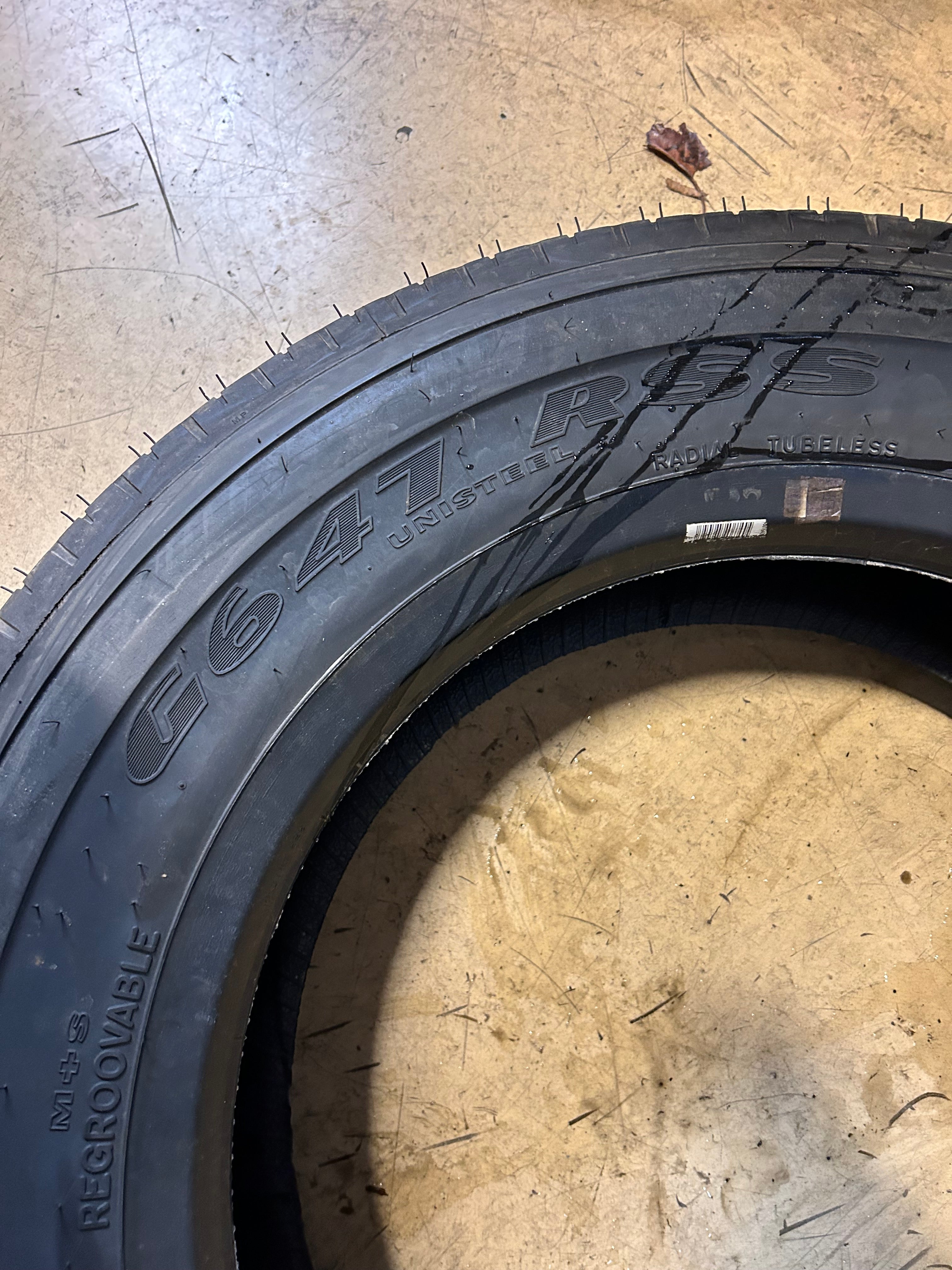 GOODYEAR G647 RSS BSW 225 70 19.5 128/126L 14PLY ALL POSITION TIRE 139172053