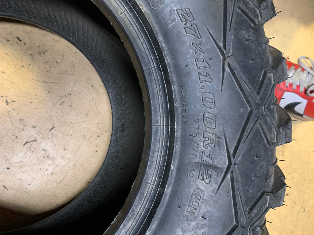 TUSK TERRABITE BSW AT 27 11 12 70M 8PLY ATV/UTV TIRE 112316