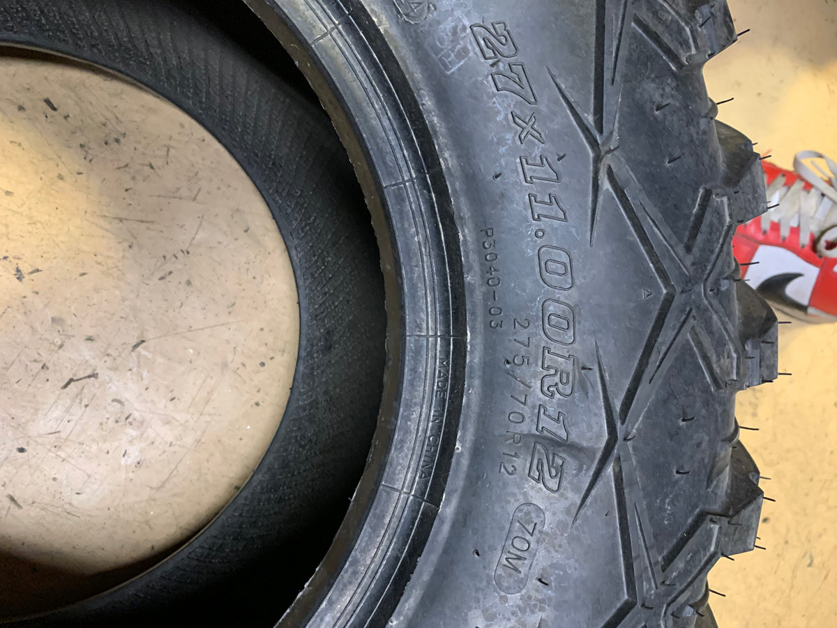 TUSK TERRABITE BSW AT 27 11 12 70M 8PLY ATV/UTV TIRE 112316