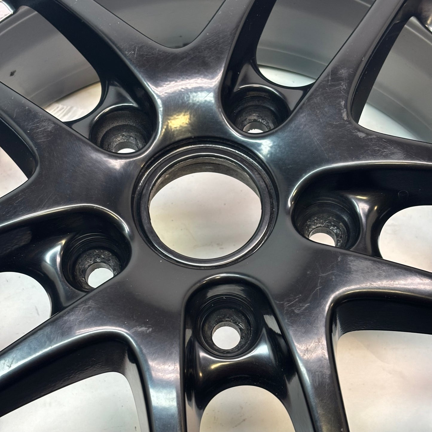 4 USED PORSCHE STAGGERED WHEEL SET F-17X6.5 ET 55 R- 17X12 ET 50 98736212601 98736212206