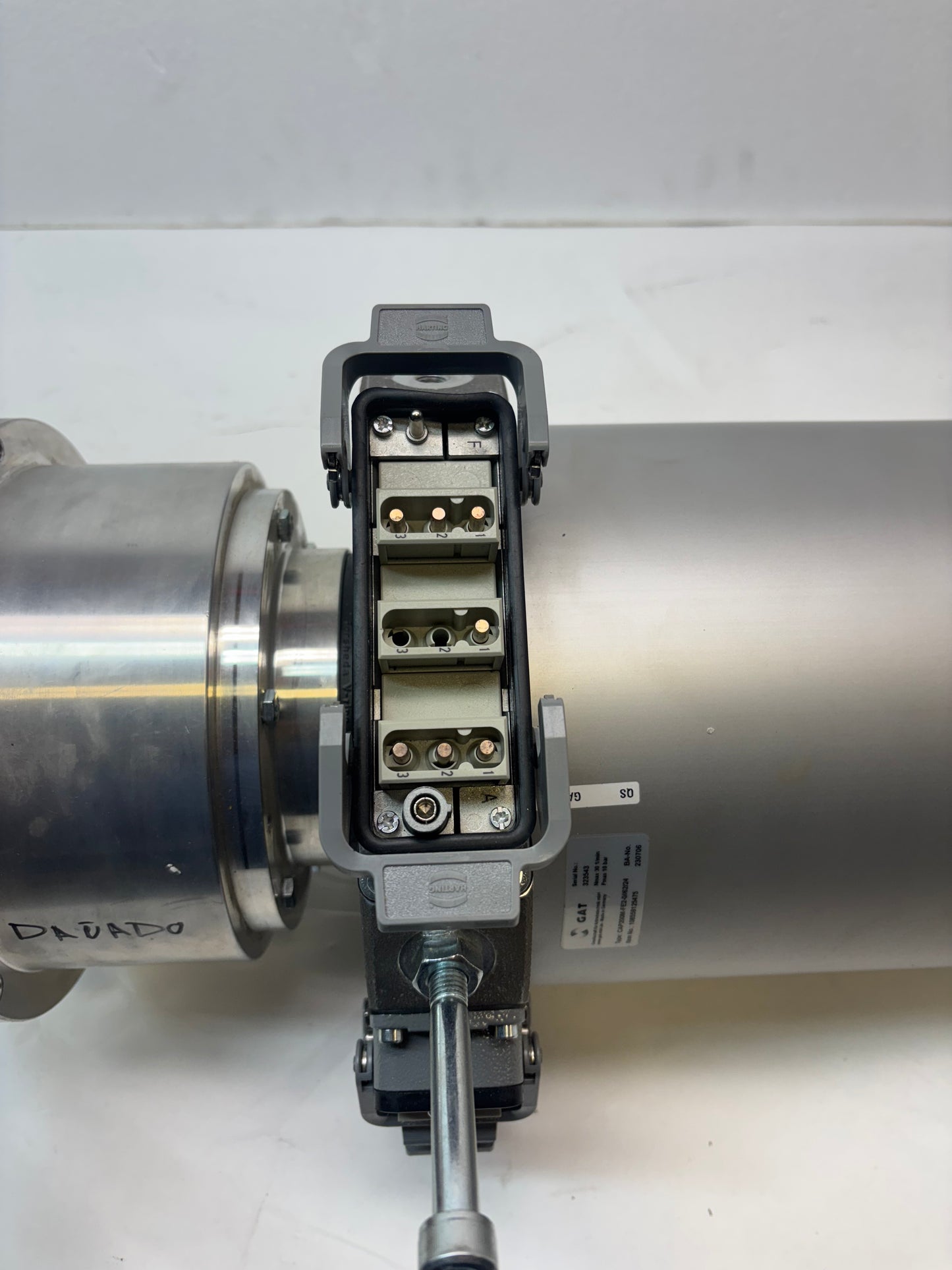 DAMAGED GAT ROTARY UNIONS 10BAR NMAX 30 1/MIN 108558125475 CAP200M-FE2-0//62/24