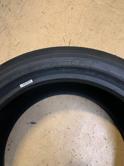 2 HANKOOK KINERGY GT BSW P 205 55 17 91H ALL SEASON TIRE 1020212