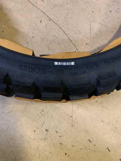 CONTINENTAL TKC 80 TWINDURO BSW  120 70 19 60Q FRONT MOTORCYCLE TIRE 02405660000