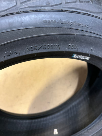 NOS DUNLOP SIGNATURE HP BSW P 235 50 17 96V ALL SEASON TIRE 264004919