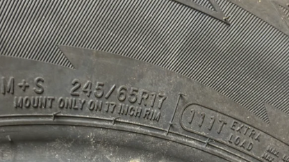 COOPER DISCOVERER ALL-TERRAIN BSW P 245 65 17 111T XL TIRE 171134014