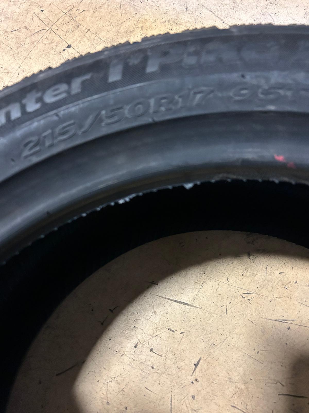 NOS HANKOOK WINTER IPIKE RS BSW P 215 50 17 95T XL WINTER TIRE 1014419