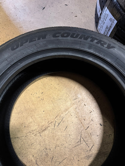 TOYO OPEN COUNTRY Q/T BSW P 255 55 20 110V XL ALL SEASON TIRE 318290