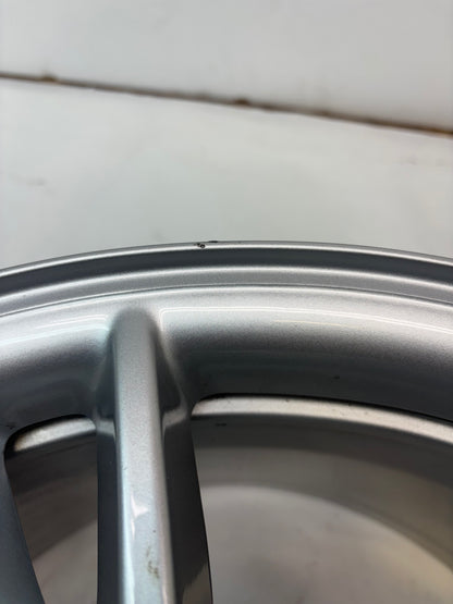 USED TESLA S WHEEL 7 SPLIT-SPOKE DARK SILVER METALLIC 19 10.5 5X120 1420222-00-A