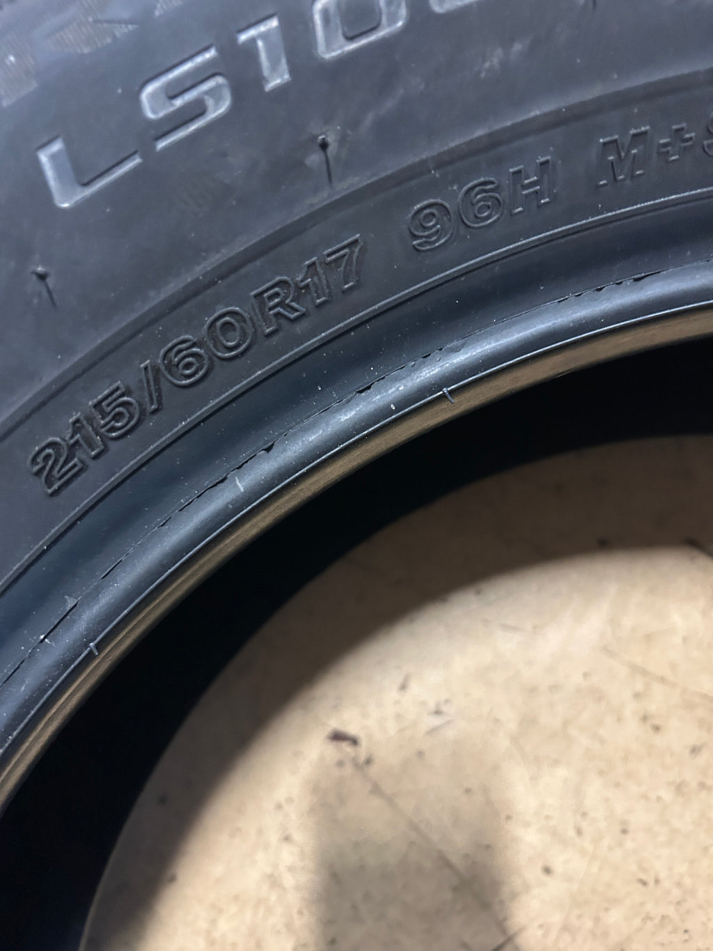 BRIDGESTONE TURANZA LS100 BSW P 215 60 17 96H ALL SEASON TIRE 013798