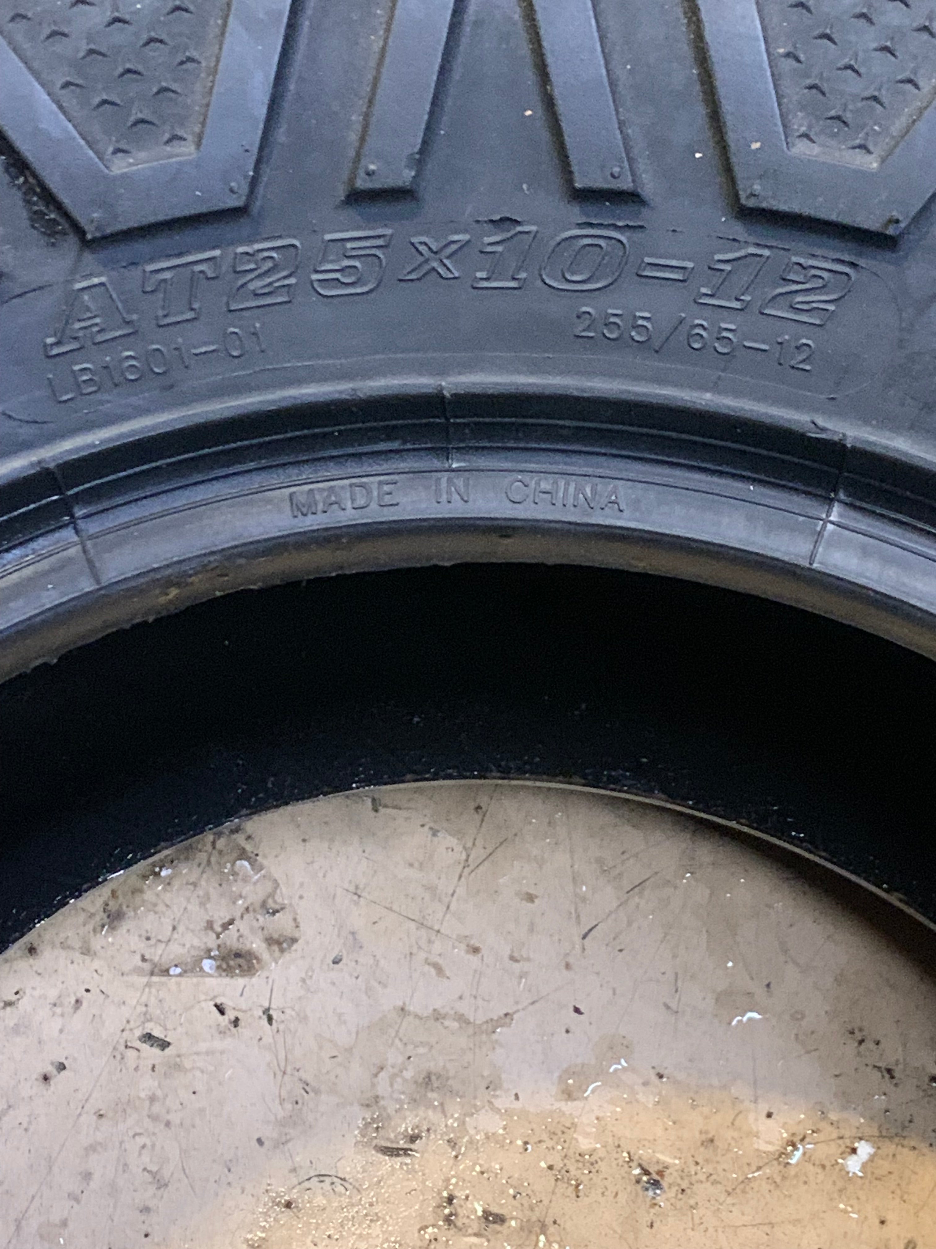 NOS ZION FREE COUNTRY BSW AT 25 10 12 67J 8 PLY ATV/UTV TIRE 25X1012