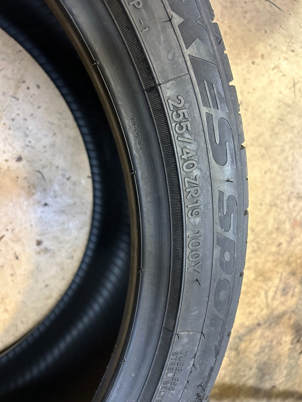 TOYO PROXES SPORT BSW P 255 40 19 100Y XL PERFORMANCE TIRE 237340