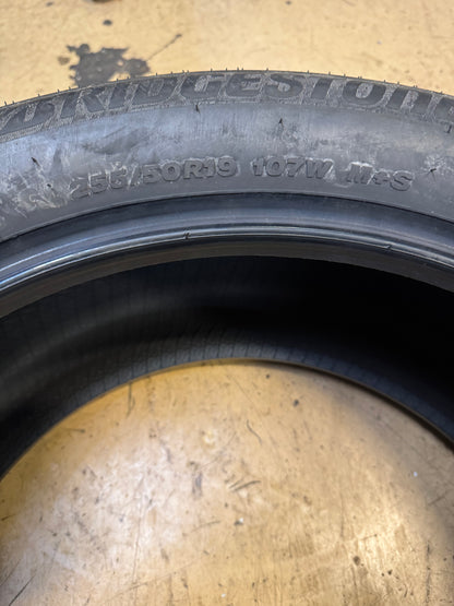 2 BRIDGESTONE ALENZA AS ULTRA BSW P 255 50 19 107W XL ALL SEASON TIRE 001205
