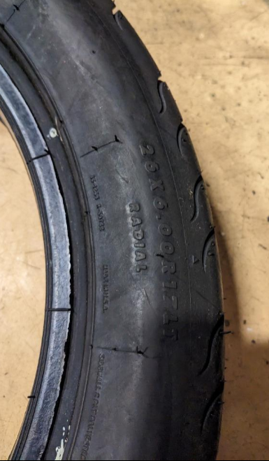 MICKEY THOMPSON SPORTSMAN S/R LT 26 6.00 17 DRAG SLICK RACING TIRE 90000020379