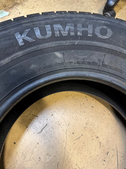 2 NOS KUMHO CRUGEN HT51 BSW P 265 70 16 112T ALL WEATHER TIRE 2181953