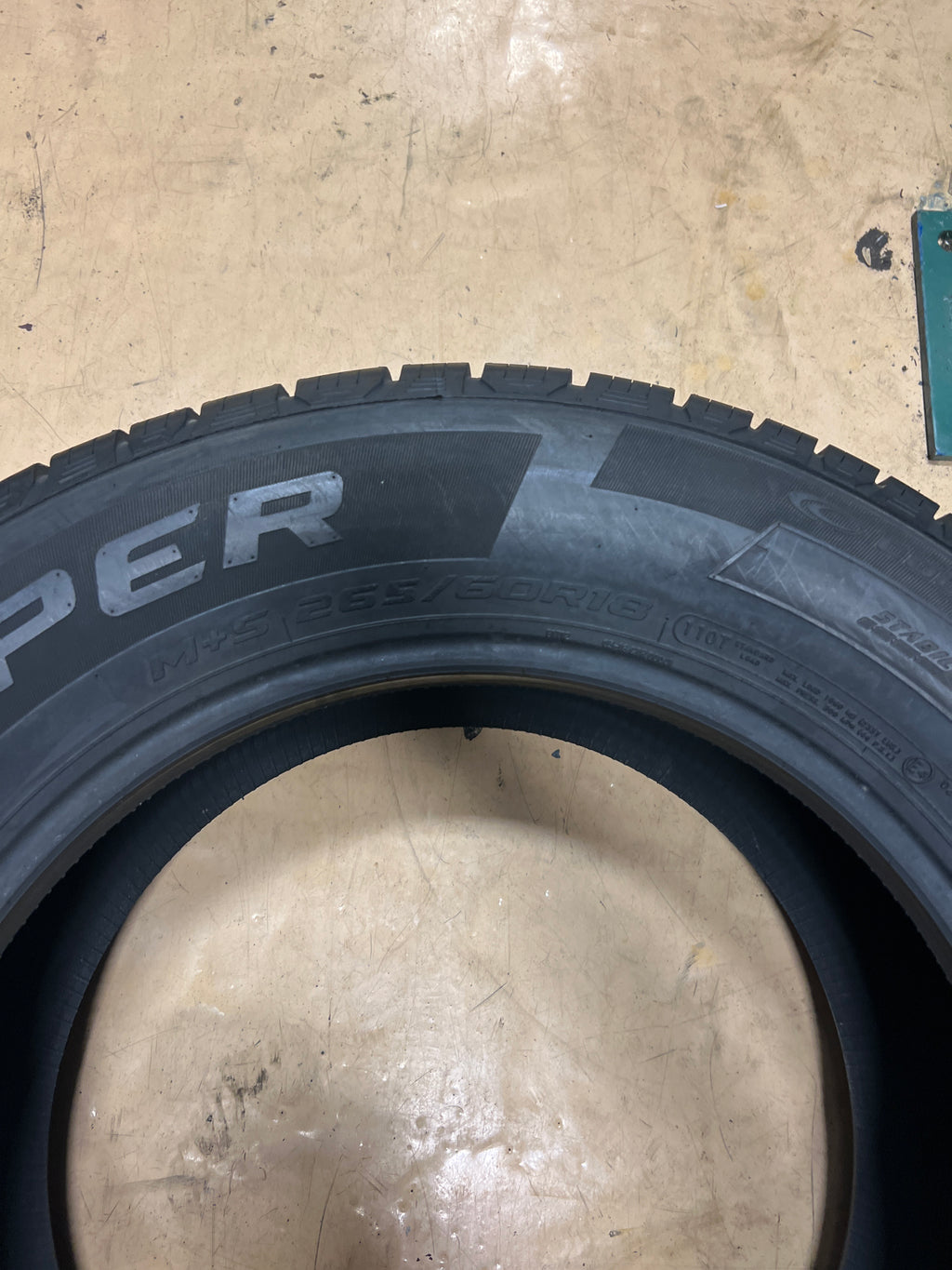 COOPER DISCOVERER SRX P 265 60 18 110T SL ALL SEASON TIRE 90000022312