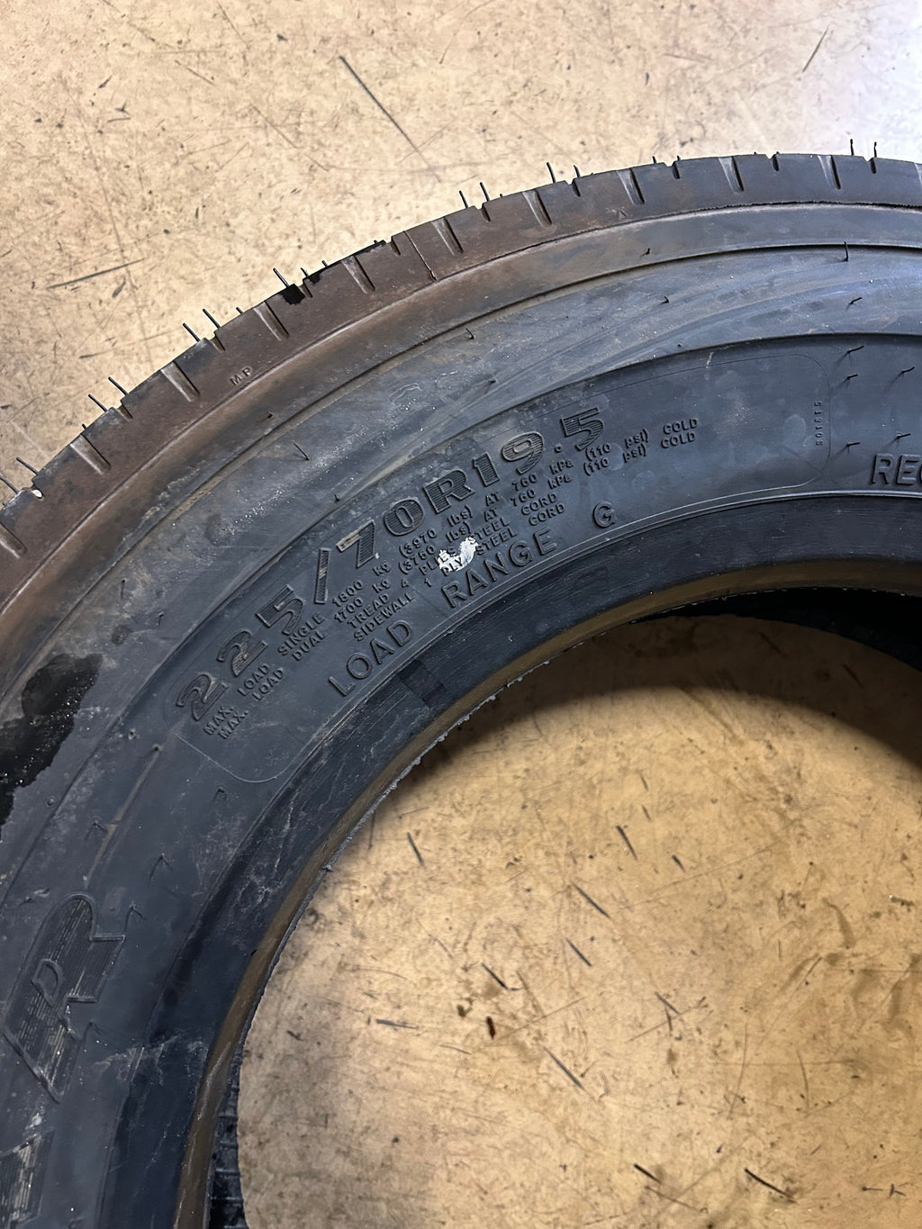 GOODYEAR G647 RSS BSW 225 70 19.5 128/126L 14PLY ALL POSITION TIRE 139172053