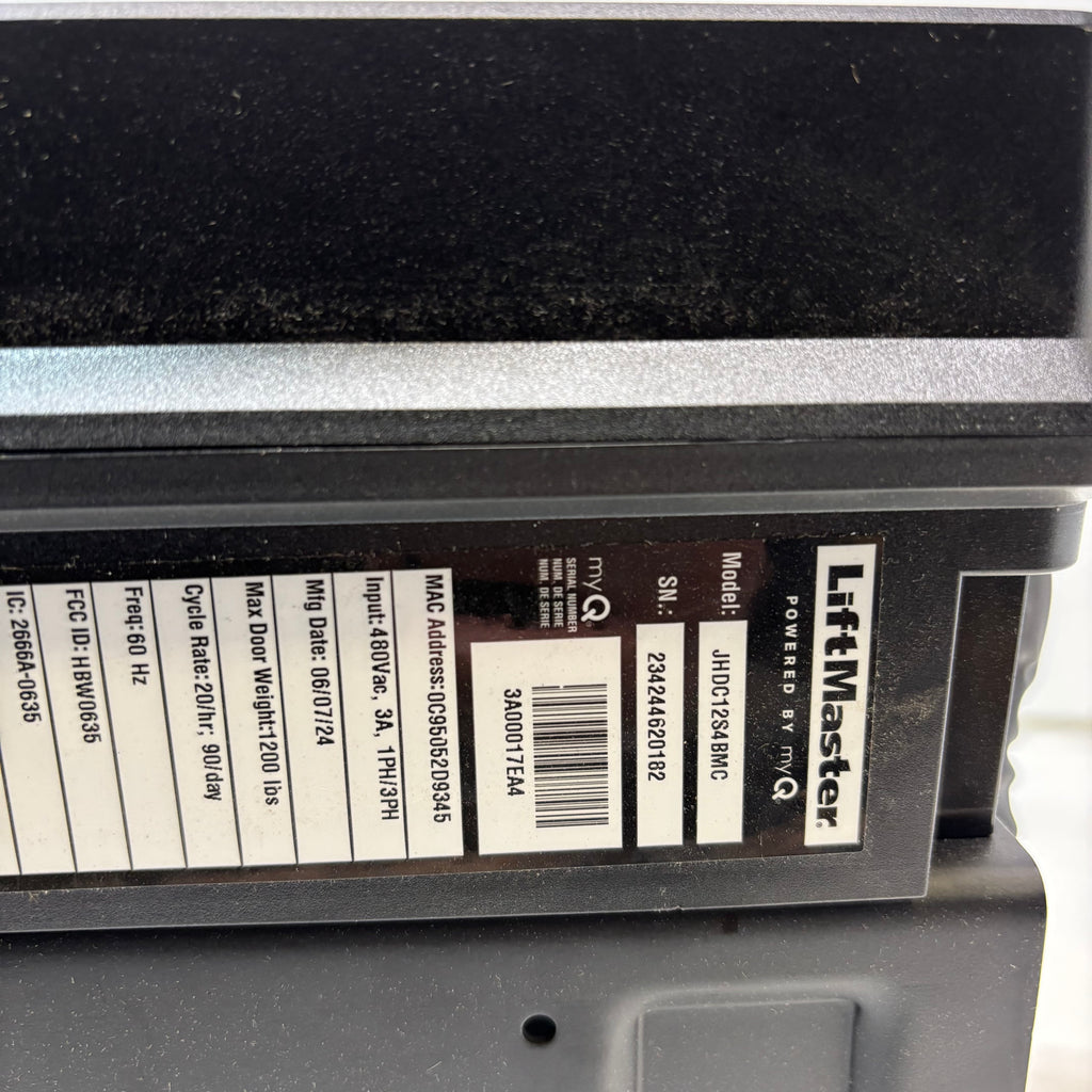 LIFTMASTER JHDC12S4BMC MAXUM HOIST OPERATOR MED DUTY 480VAC 3PH CHAIN SIZE 50