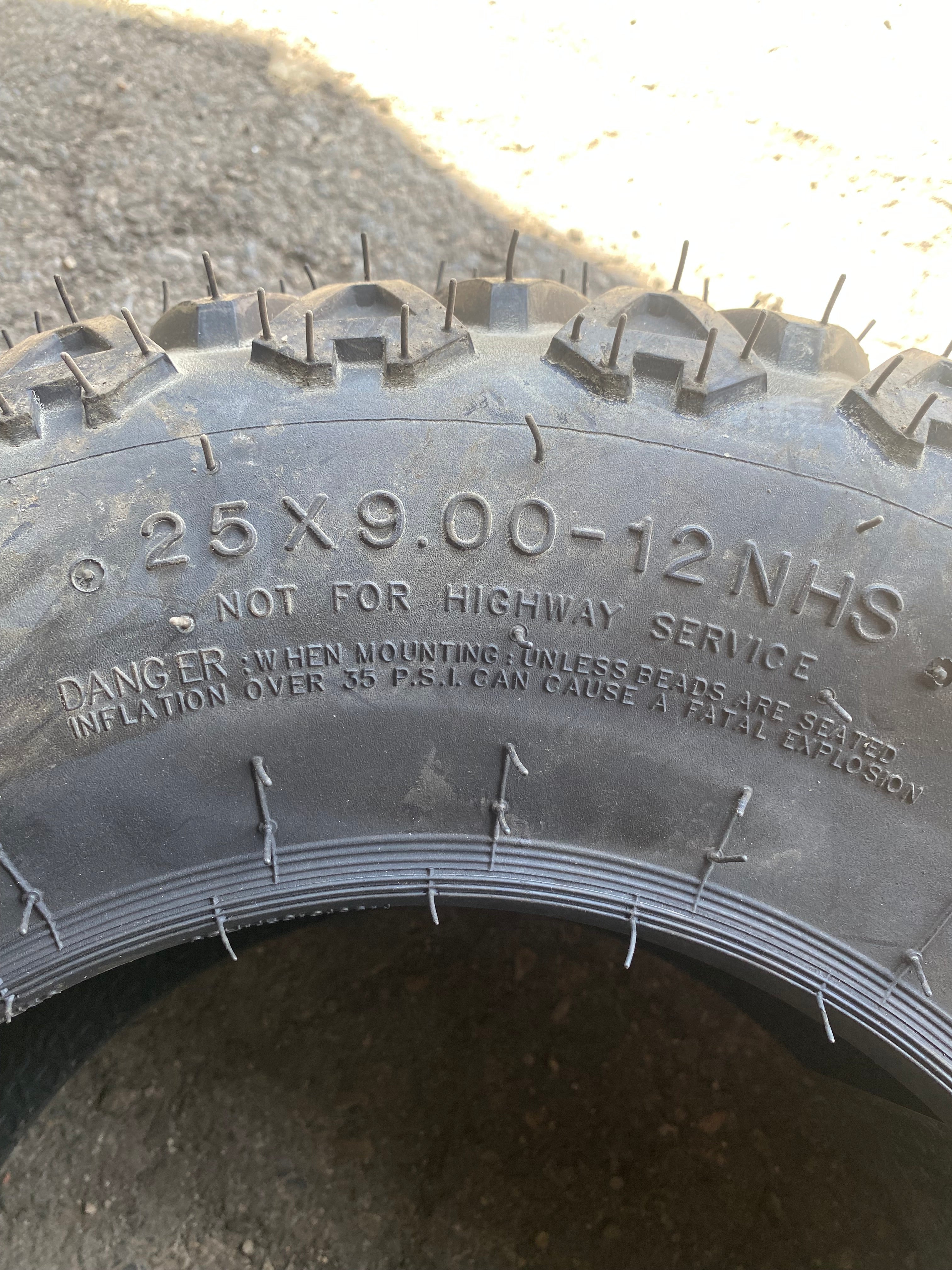 CARLISLE ALL TRAIL II  25 9 12 ATV/UTV TIRE 560443