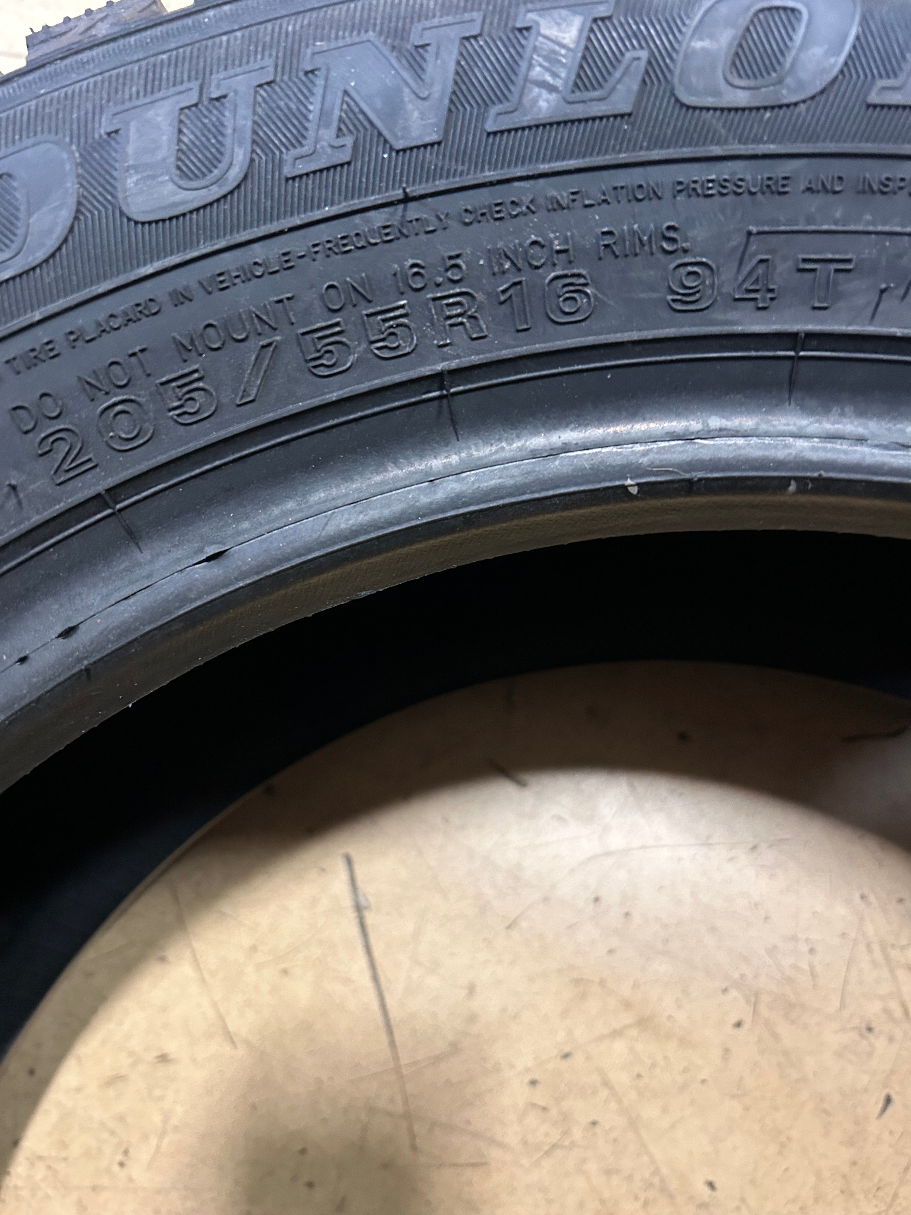 DUNLOP WINTER MAXX 2 BSW P 205 55 16 94T XL WINTER TIRE 266016621