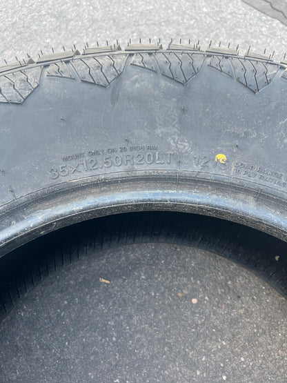 (KSL)  2 VERCELLI TERRENO A/T BSW LT 35 12.5 20 121S LRE 10PLY ALL TERRAIN TIRES VC1120