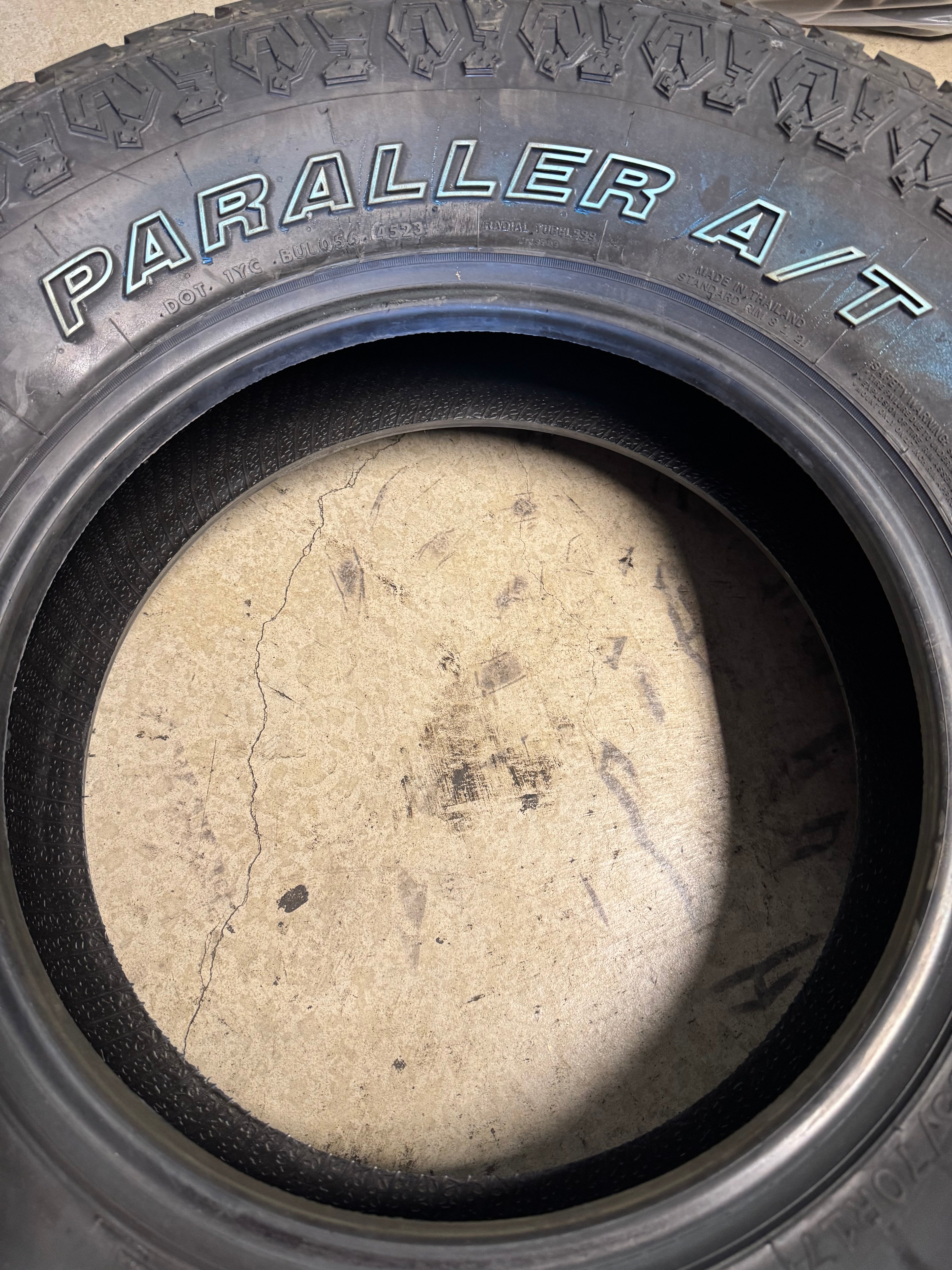 ATLAS PARALLER A/T OWL P 285 70 17 116T ALL TERRAIN TIRE 221023135
