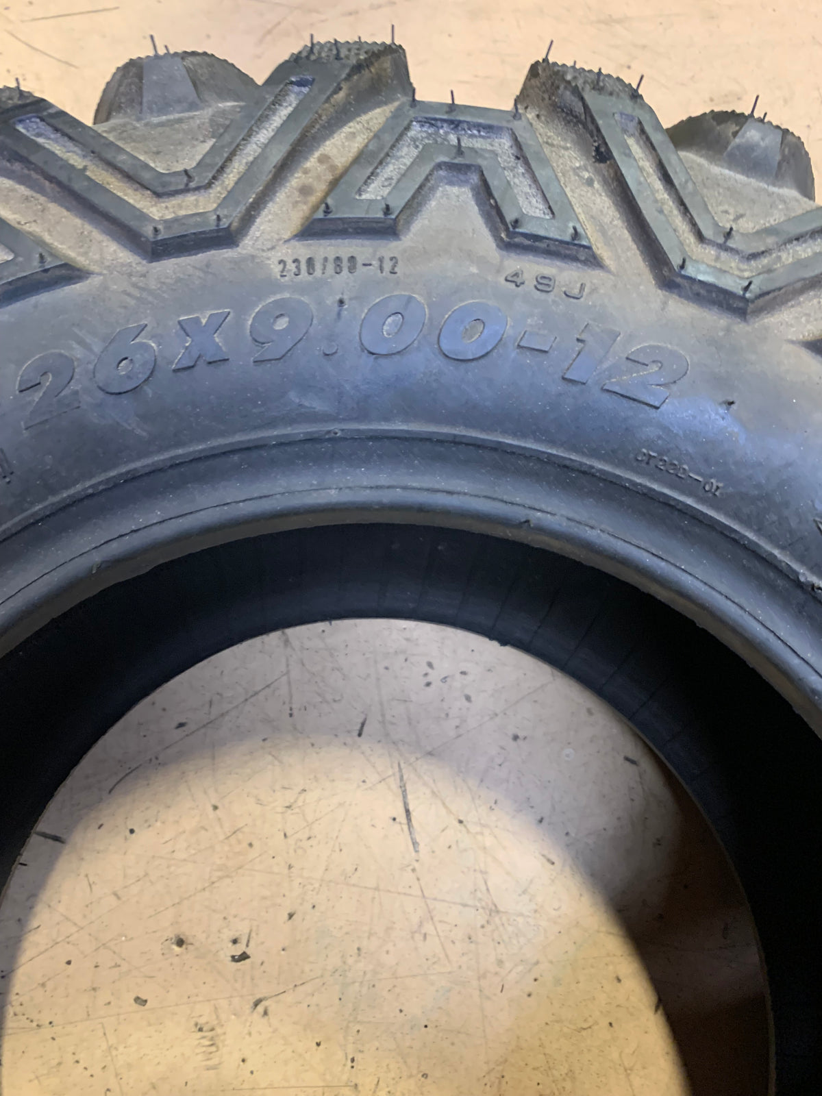 NOS GBC DIRT TAMER A/T BSW AT 26 9 12 49J 6PLY ATV/UTV TIRE AR122926