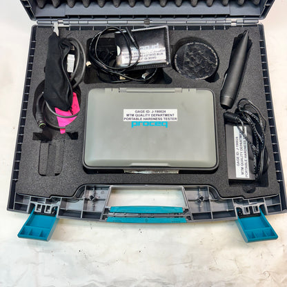 USED PROCEQ EQUOTIP 550 HARDNESS TESTER W/UCI PROBE & STANDARD