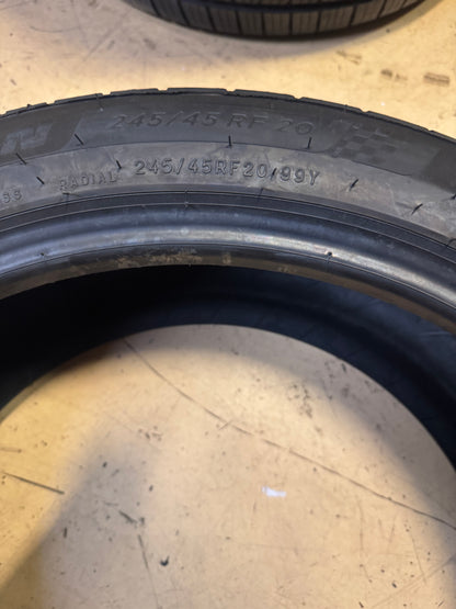 MICHELIN PILOT SPORT 4 ZP (RUNFLAT) BSW P 245/45RF20 99Y UHP SUMMER TIRE 52969