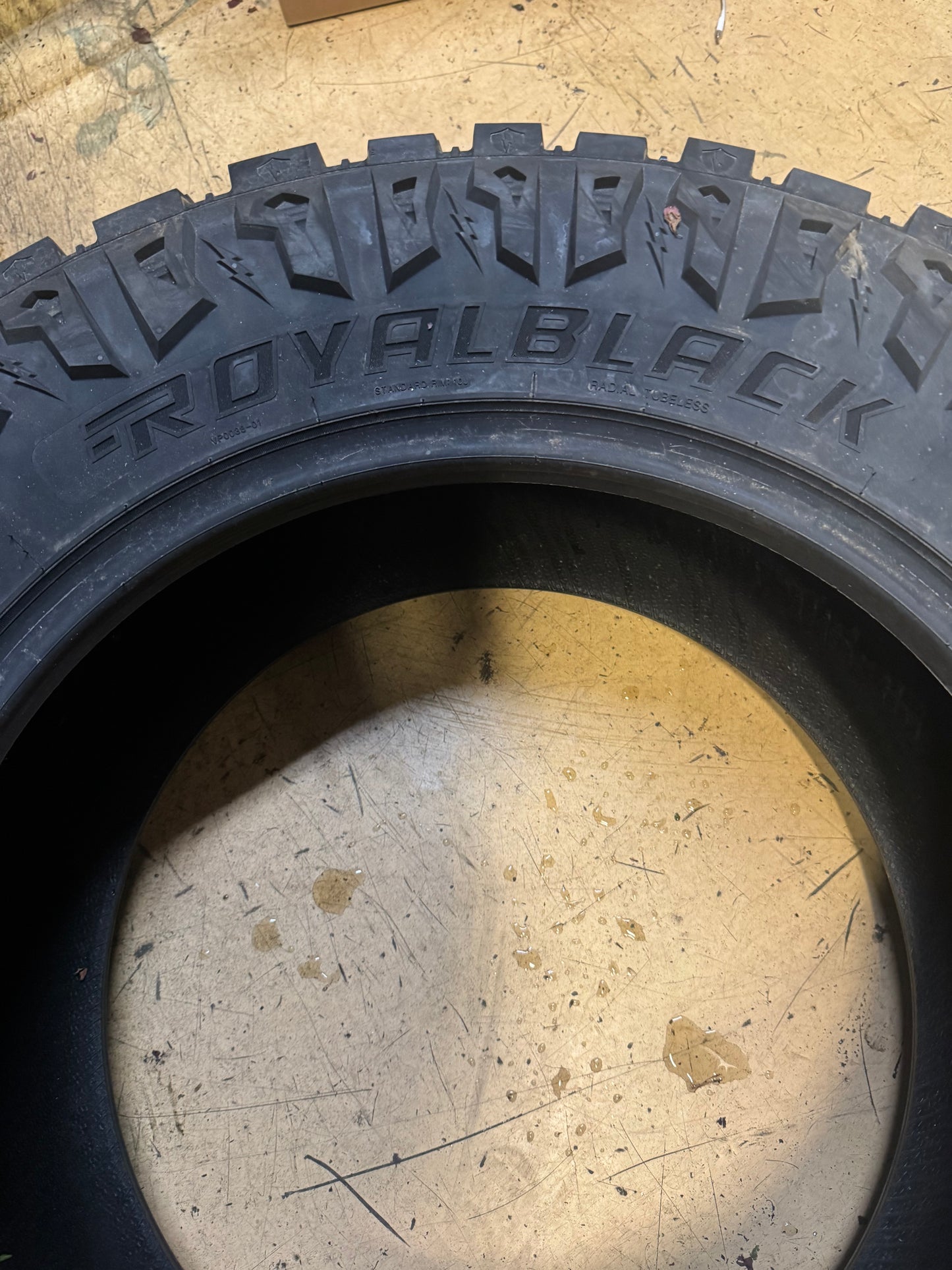 ROYAL BLACK TERRA FORCE MT BSW LT 35X12.50R20 121Q 10PLY MUD TERRAIN TIRE 20000415