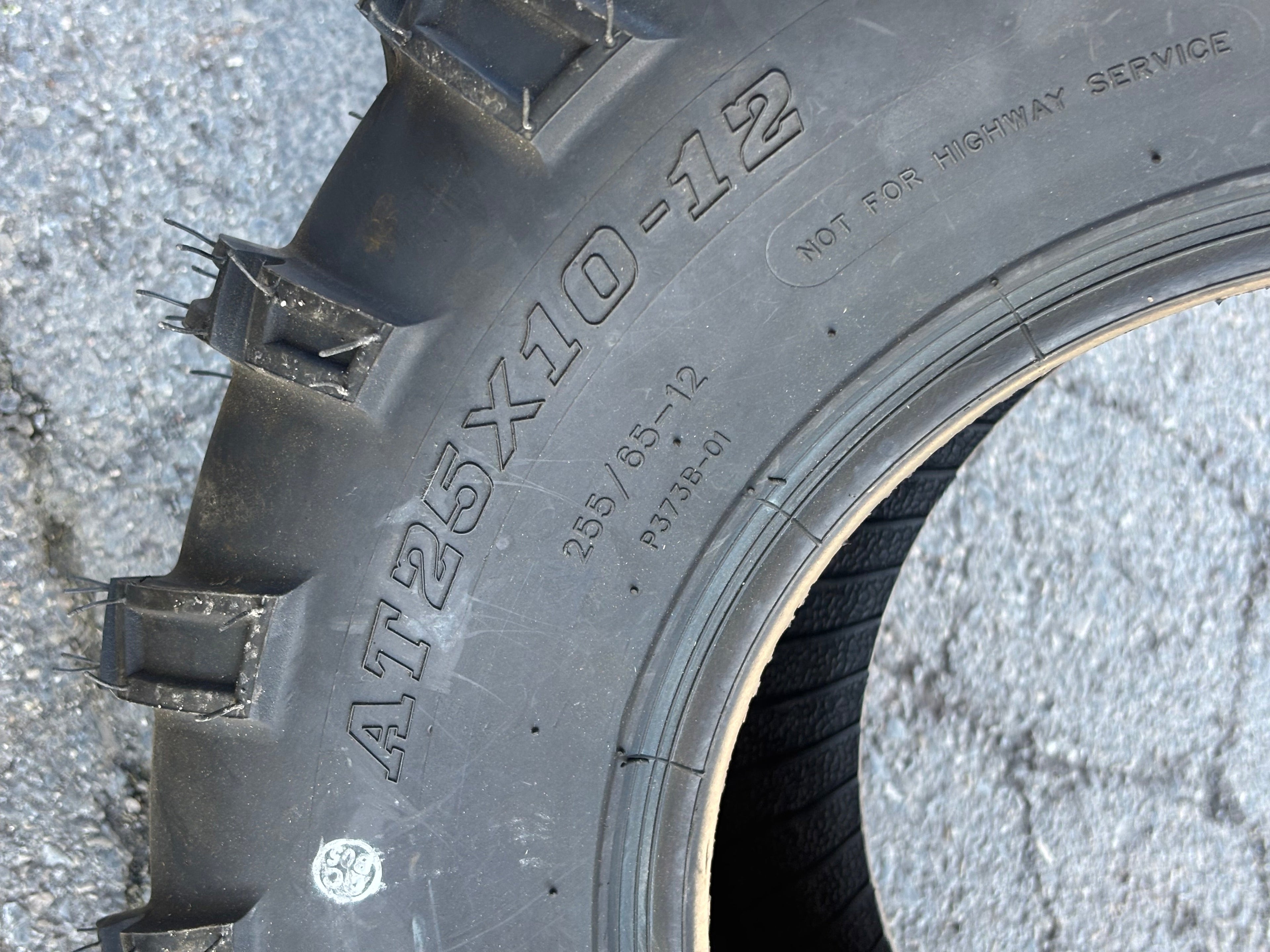 NOS WANDA P373 BSW P 25 10 12 6PLY ATV/UTV TIRE ‎102441