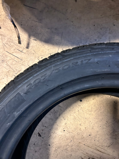 2 NOS MICHELIN PREMIER A/S BSW P 205 50 17 93H XL ALL SEASON TIRE 28207