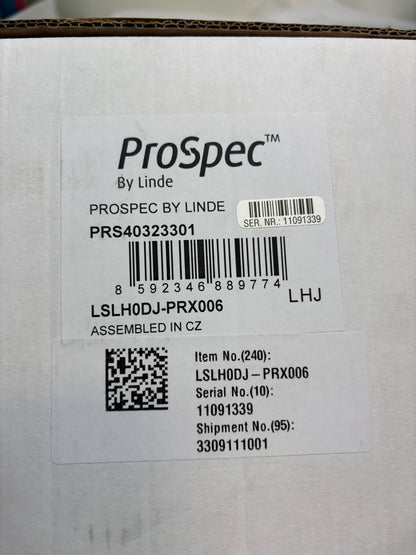 PROSPEC BY LINDE GAS REGULATOR MAX 300PSI MODEL PRS40323301 SERIAL:11091339