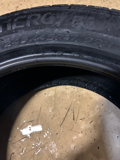 NOS HANKOOK KINERGY PT BSW P 245 45 17 99H XL ALL SEASON TIRE 1025072