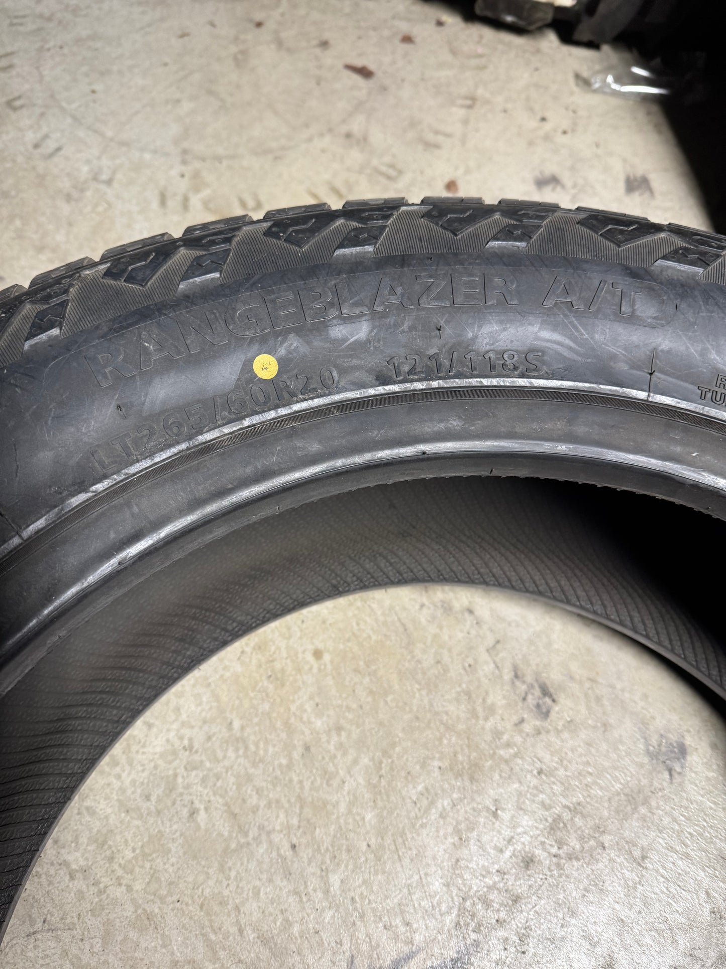NOS LANDSAIL CLX-10 RANGEBLAZER A/T BSW LT 265 60 20 121/118S 10PLY ALL TERRAIN TIRE 11107