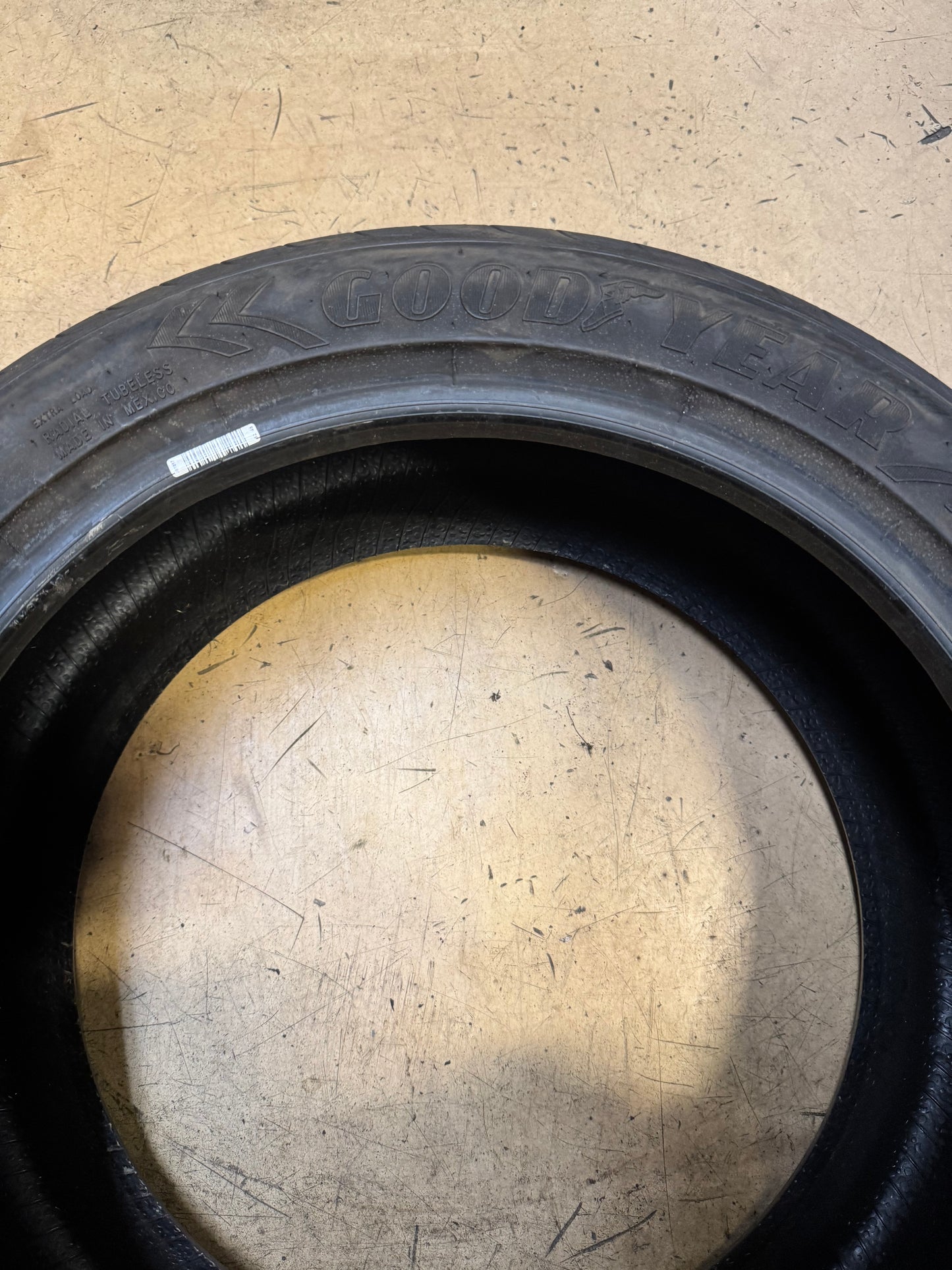 USED GOODYEAR EAGLE EXHILARATE P 235 45 18 98Y XL UHP ALL SEASON TIRE 104059568