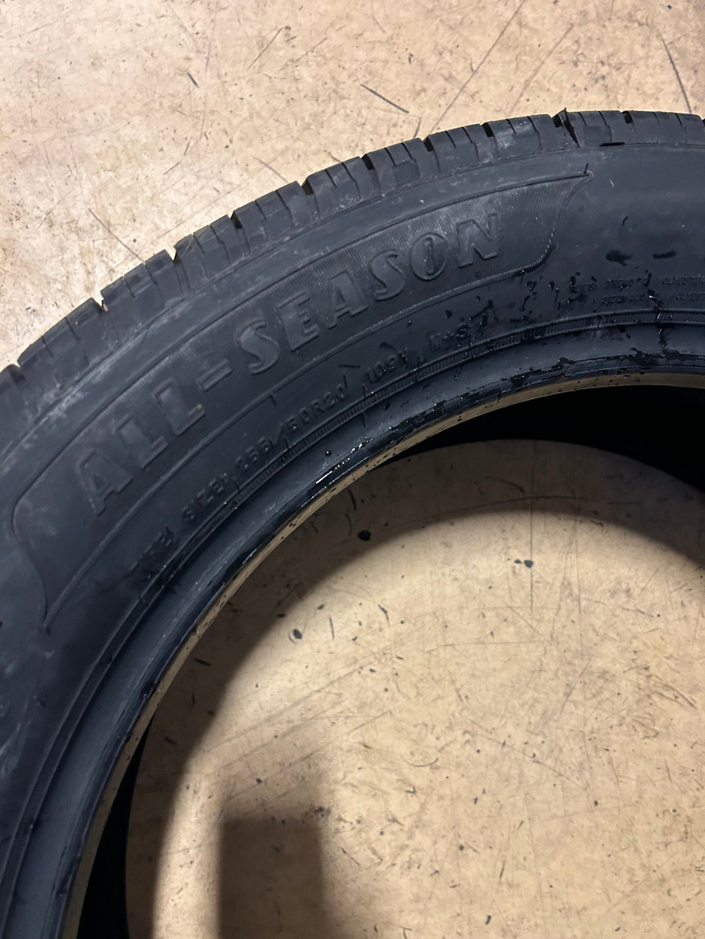 GOODYEAR RELIANT ALL SEASON BSW P 255 50 20 109H PERFORMANCE TIRE 682028597