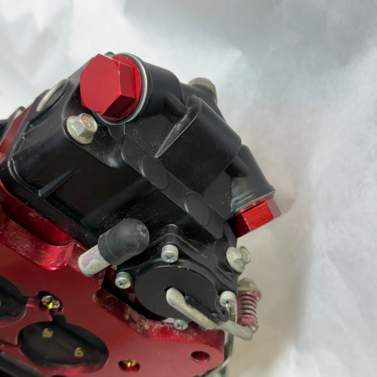 QUICK FUEL CARBURETOR CARB 750 CFM BR-67320 BRAWLER STREET MECHANICAL BLACK RED